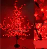 Décorations LED Cherry Blossom Tree Light 672pcs Ampoules LED 1,5 m Hauteur 110 / 220VAC Sept couleurs pour l'option Utilisation extérieure étanche à la pluie Drop Shippin