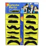 Livraison gratuite par dhl 12 pièces/ensemble Costume fête Halloween fausse moustache moustache drôle fausse barbe moustaches lin2542