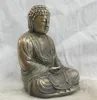 Бесплатная доставка Китайская народная культура ручной работы латунь бронзовая статуя Будды Шакьямуни скульптура быстрая доставка