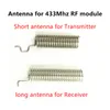 SOVO 433 MHz Módulo de receptor y transmisor de Superheterodyne RF para Arduino Uno Módulo inalámbrico Kits DIY 433MHz Controles remotos