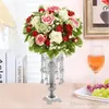 latest elegant wholesale crystal flower stand centerpieces decorative flower chandelier crystal wedding table centerpieces for party