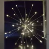 Fuochi d'artificio LED String Light 100led 150led Luce decorativa impermeabile 8 modalità di illuminazione con telecomando per Natale in giardino