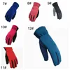 12 colori Vendita diretta in fabbrica guanti invernali da esterno per uomo e donna Guanti caldi in doppio velluto con cuciture in superficie AB