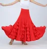 Free Shipping Flamenco Costume Skirt Long Ballroom Modern Standard Waltz Dancer Dress Spain Dance Performance Outfits