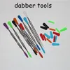 Wax Daber Tool met siliconen tips Roken RVS Siliciumconcentraat Ego Dry Herb Dabber Tools