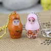 Matryoshka دمية Keychain أصبع بنك الروسية دمية مفتاح سلسلة مفتاح حامل جودة عالية portachiavi chaveiro llaveros موهير حقيبة سحر