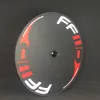 Volledige schijfwielen FFWD Carbon Road Disc Wheel 700c Clincher / Buisvormige Fietswiel voor Track Bike en Road Fiets