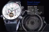 Jaragar Mens 시계 탑 브랜드 럭셔리 자동 패션 스포츠 시계 상어 라인 디자인 고무 밴드 앵글 디스플레이 달력