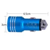 5V 2.1A Car charger Safety Hammer Design Aluminium Alloy Dual USB Cell Phone Chargers for Iphone Samsung