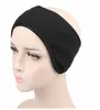 Kadınlar Erkekler Kış Çift Katmanlı Fleece Saç Bantları Unisex Elastik Geniş Bantlar Earmuffs için Kulak Sıcak Headbands