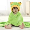 Baby 9 design flanell tecknad gjutning absorberande huva badrock med söta djurhattar barn039s enkelskikt kappa ho3053843