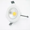 5W 7W 9W 12W DIMMABLE LED Downlight 110V 220V Spot LED Downlights Partihandel Dimbar Cob Led Spot Incessed Down Lights White