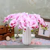 Silk Single Stem Orchid 78cm/30.71" Length Artificial Flowers Mini Phalaenopsis Butterfly Orchids Pink/Cream/Fuchsia/Blue/Green Color