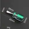 Radish head screwdriver magnetic dual-use telescopic screwdriver cross word plum flat mouth ultra short small screwdriver