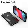 R-JUST Telefoon Gevallen voor Iphone 15 14 11 12 13 Pro MAX XS XR Metaal Aluminium Shockproof Dropproof Cover Armor antiklopmiddelen