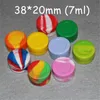 Storage Boxes Silicon Container Jar Wax Concentrate 22ML 7ML 5ML 3ML Containers Silicone Jars Colorful Dab Oil Rigs3519583