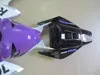 100% carénages moulés par injection pour Honda CBR1000RR 2004 2005 kit de carénage violet argent noir CBR 1000 RR 04 05 IW22