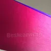 Autocollants en vinyle chromé mat brossé Rose Rose pour emballage de voiture avec brosse sans bulles d'air revêtement d'aluminium de style d'emballage de voiture: 1.52*20 M/rouleau 5x66f