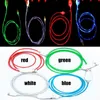 Flowing USB Cable Upgrade Extra Bright Brilliant LED Micro Light Up Charging Charger Data Cable w/ Direction Flow Stream Opp Bag