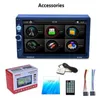 7 "2DIN GPS Navigation Map RDS Bluetooth Touch Screen Car Radio Media Player MP5 Spedizione gratuita
