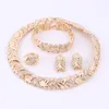 whole sale2017 Fashion Dubai Gold Color Jewelry Sets Costume Big Design Gold Color Nigerian Wedding African  Jewelry Sets