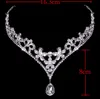 Panna młoda Frontlet Diamond Wedding Bride Headress Biżuteria Wisiorek Brwi