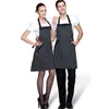 Tablier de chef chaud Tablier à bavette réglable à rayures noires Chef-restaurant Avental de Cozinha Divertido #9869
