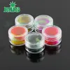 50pcs Acrylic silicon container 5ml wax concentrate silicone containers ABS non-stick dab bho oil jars tool storage jar holder vape