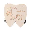 2018 Baby Tooth Box Wooden Milk Teeth Organizer Storage Boys Girls Save Souvenir Case JUL17185380508