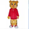 2018 Materiale EVA di alta qualità Casco cartone animato Torte Daniel Tiger Costume mascotte Costumi mascotte Daniele Tigere