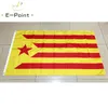 Espanha Catalunha (Catalunya) Tipo B 3 * 5FT (90cm * 150cm) Bandeira de poliéster Banner Países Baixos Decoração Flying Home Jardim Bandeira Festivo Presentes