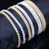 Europe and America Hotsale Women Bracelet Yellow White Gold Plated CZ Bracelets for Girls Women for Pary Wedding Nice Gift