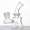 Mini Glass Bongs Water Pipe 3.3 Inch Hookahs With 14 Female Joint Clear Green Blue Oil Rigs for Smoking