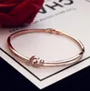 Luxus Zirkonia Stern Mond Charme Armband Rose Gold Überzogene Armreif Für Frauen Hochzeitsfest Schmuck Weihnachtsgeschenk