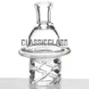 Quartz bangerTerp PearlGlass Cyclone Cap 25mm Flat Top quartz banger Spinner carb cap têtes de quartz 10mm 14mm 18mm Verre Bong