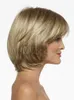 Модный парик Caps, новые сексуальные женские короткие смешанные светлые парики из натуральных волос