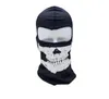 Masque de crâne de fantôme d'Halloween Cagoules de crâne intégral Moto Biker Balaclava Respiration Masques anti-poussière coupe-vent Masque de sport de ski