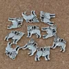 Pendentifs de charmes de chiens en alliage de 200pcs / lots Pendentifs pour la fabrication de bijoux Collier Bracelet Accessoires DIY 15x16mm A-224