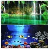 30x60cm Aquarium Decoration Double Sided Fish Tank Background Poster Aquarium Accessories287j