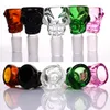 Haishahs Designer Skull Bowls Dymanie Bongs Ciężki Producent 14mm Miska 18mm Mężczyzna