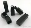 100 stks Lege Hoogwaardige Plastic Lipstick Tube, Black Outter Square Shape Inner Gold DIY Lipstick Tube