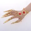 Vinger Set Indian Dance Accessoires Ring Armband Toon rekwisieten lange vingers DHL gratis