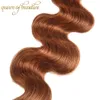 Braziliaanse lichaamsgolf Virgin Hair 3 Bundels 8a onbewerkte Braziliaanse lichaamsgolf Haar Weef goedkoop Peruaanse Maleisische mensenhaar extens7938213