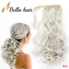 Bella cabelo remy sintético artesanal rabo de cavalo extensões de cabelo onda do corpo 20 polegada cor 1b468162730336061399j27613 julien7843480