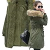 MeCebom 패션 가을 따뜻한 겨울 자켓 여성 모피 칼라 긴 파카 플러스 사이즈 옷깃 캐주얼 코튼 여성 아웃웨어 공원 1223C S18101103