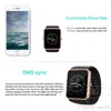 Bluetooth Smart Watch GT08 SMART -klockor med SIM -kortplats och NFC Health Smartwatches för Android Samsung iOS med detaljhandelspackag7011444