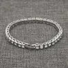 New Arrival Luxury Crystal Tennis Bracelet Gold Silver Color Braclet For Women Girls Party Wedding Hand Accessories Jewelry237U