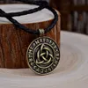 1pcs nordische Wikinger Amulett Anhänger Halskette Wikinger Trinitarischer Triquetra Celttic