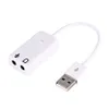 Virtual 7.1 Channel External USB Audio Sound Card Adapter for Windows XP Win 7 8 Linux Vista Mac OS