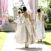 Stylish High Neck robes de demoiselle d'honneur Sexy A-Line Sleevless Bow Zipper Back 2018 Prom Dress Ankle Length Satin Bridesmaid Dresses